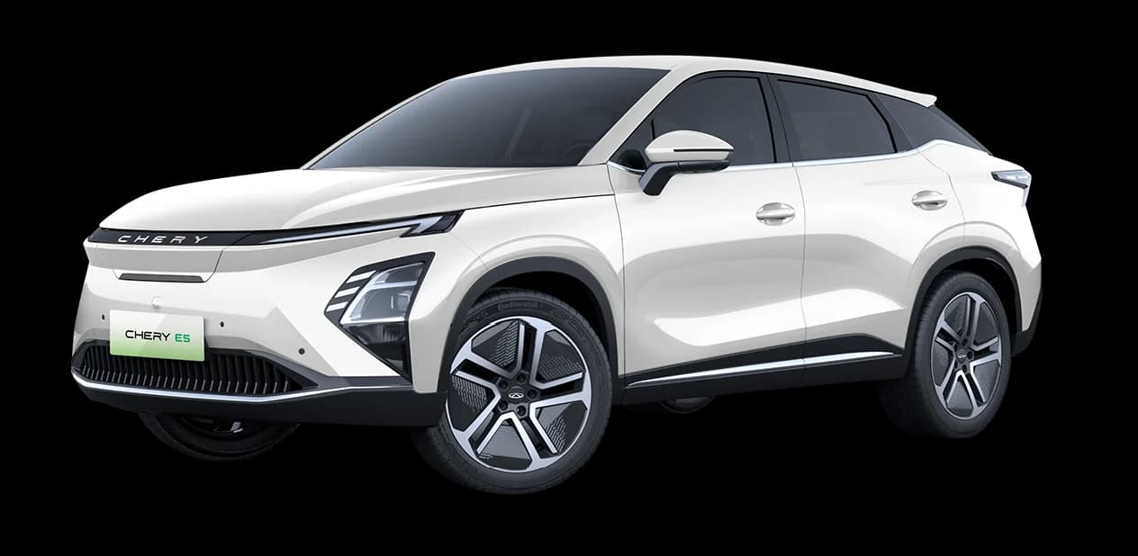 Chery E5 warna White Howlite — Sales Chery Manado Hanny Lintong