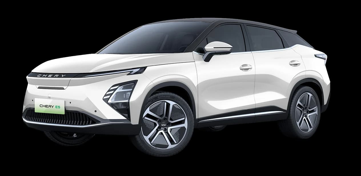 Chery E5 warna White Howlite Two Tone — Sales Chery Manado Hanny Lintong